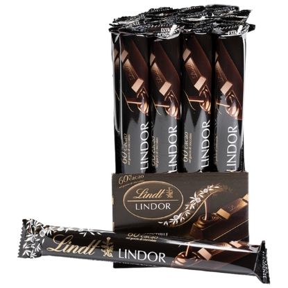 Picture of LINDT BARRETTA SNACK 37gr 24pz - EXTRA FONDENTE LINDOR