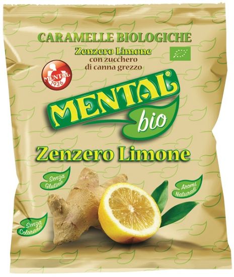 Immagine di MENTAL CARAMELLE BUSTA 90gr ZENZERO LIMONE