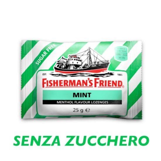 Immagine di FISHERMAN'S BUSTA MENTA 25g SENZA ZUCCHERO 24pz