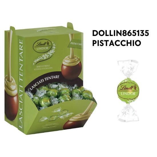 Picture of LINDT BOULES LINDOR 1200gr PISTACCHIO 96pz bocca di lupo