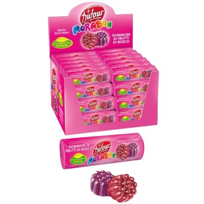 Immagine di MORABON CARAMELLA STICK 48pz FRUTTI DI BOSCO