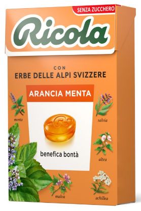 Immagine di RICOLA ASTUCCIO ARANCIA MENTA SENZA ZUCCHERO 50g 20pz