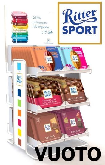 Immagine di ESPOSITORE RITTER SPORT DA BANCO (acquistando 8 confezioni)