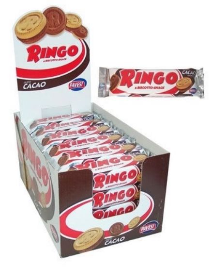 Immagine di BISCOTTI RINGO PAVESI CACAO 55g 24pz