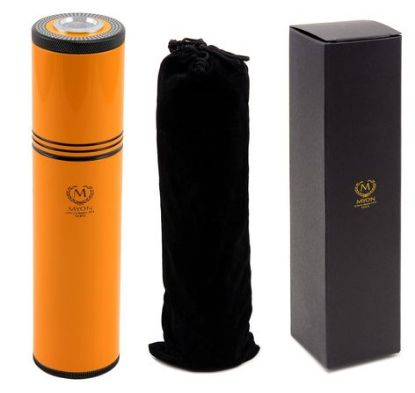 Immagine di UMIDIFICATORE PORTASIGARI X4 SIGARI 1pz 21x4cm MYON GIALLO