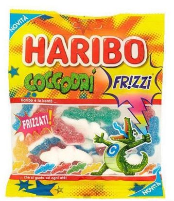 Immagine di HARIBO BUSTA COCCODRILLI FRIZZANTI 90g 10pz