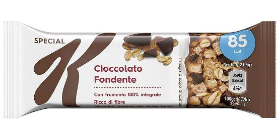 Immagine di BARRETTA KELLOGG'S SPECIAL K 30pz 21,5gr CIOCCOLATO FONDENTE
