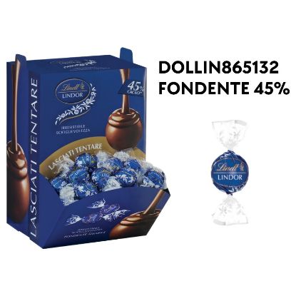 Picture of LINDT BOULES LINDOR 1200gr FONDENTE45% 96pz bocca di lupo