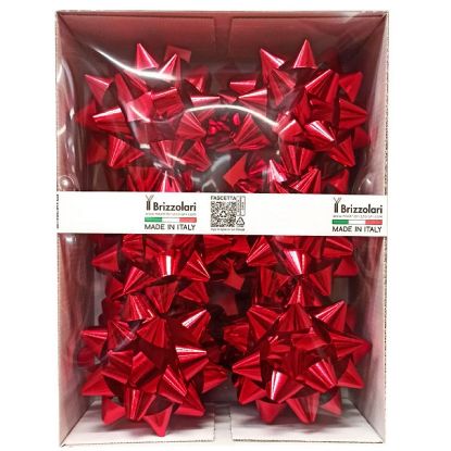 Picture of COCCARDE 19mm 12pz METAL ROSSO