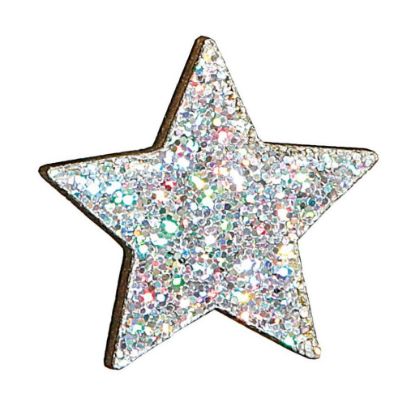 Immagine di DECORAZIONE 36pz STELLA  D3,5cm ARGENTO