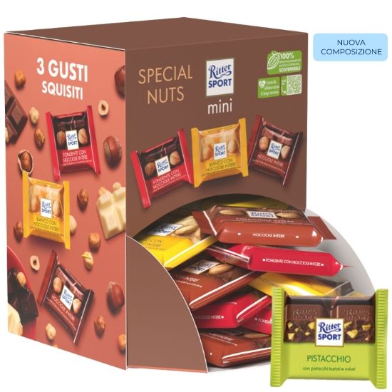 Immagine di RITTER SPORT MINI 56pz SPECIAL - BOCCA DI LUPO - PR2026