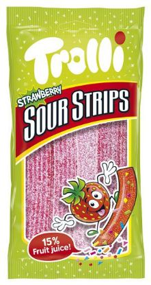 Immagine di CASA DEL DOLCE BUSTA STRISCIA SOUR 24pz 85gr FRAGOLA