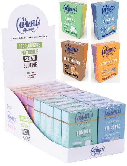 Immagine di LA CARAMELLA ARTIGIANALE ASTUCCIO 20pz 50gr GUSTI ASSORTITI