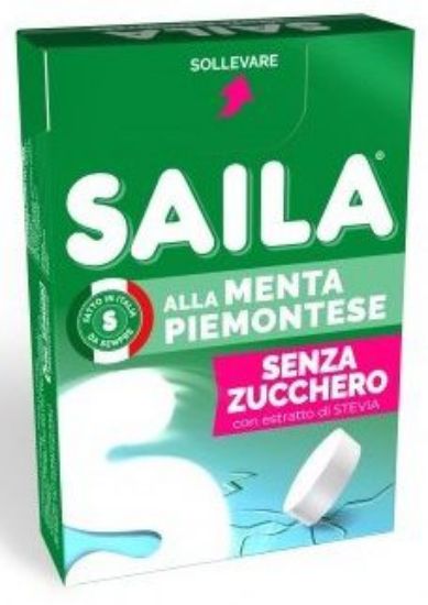 Immagine di SAILA ASTUCCIO MENTA STEVIA 16pz COMPRESSA SENZA ZUCCHERO