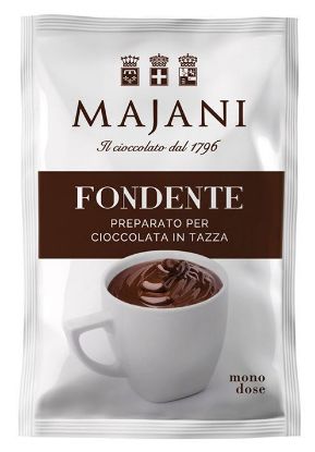 Immagine di CIOCCOLATA MAJANI 25pz FONDENTE BUSTINA MONODOSE