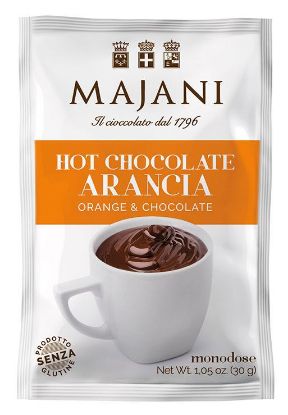 Immagine di CIOCCOLATA MAJANI 25pz ARANCIA BUSTINA MONODOSE