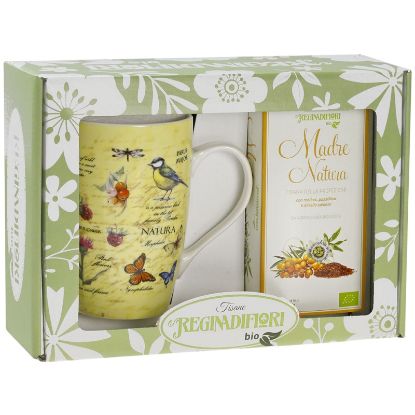 Picture of REGINADIFIORI SCATOLA REGALO MUG + TISANA BIO MADRE NATURA