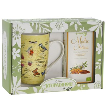 Picture of REGINADIFIORI SCATOLA REGALO MUG + TISANA BIO MADRE NATURA