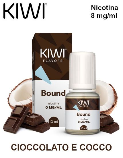 Immagine di KIWI E-LIQUID BOUND 10ml 8mg/ml - PLN008084