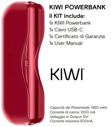 Immagine di KIWI POWER BANK ROOIBOS TEA - KIWI VAPOR (pvp.39,90)