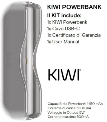 Immagine di KIWI POWER BANK NIMBUS CLOUD - KIWI VAPOR (pvp.39,90)