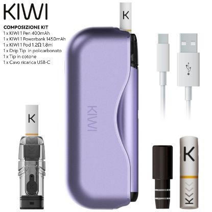 Picture of KIWI STARTER KIT SPACE VIOLET - KIWI VAPOR (pvp.49,90)