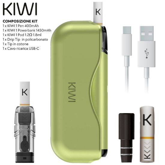 Immagine di KIWI STARTER KIT FURY GREEN - KIWI VAPOR (pvp.49,90)