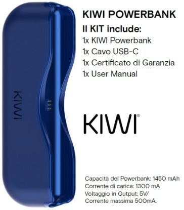 Immagine di KIWI POWER BANK NAVY BLUE - KIWI VAPOR (pvp.39,90)