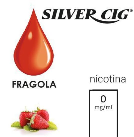 Immagine di A SILVER CIG E-LIQUID FRAGOLA 10ml 0mg/ml - PL0009652