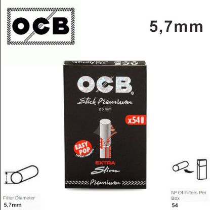 Immagine di FILTRI OCB ULTRA SLIM RUVIDI 5,7mm PREMIUM 20x54pz (Acc.3,88)-PROV-C04857383