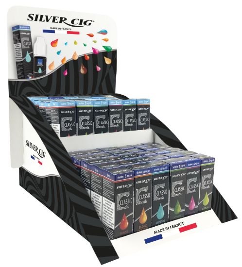 Immagine di ESPOSITORE LIQUIDI SILVER CIG per 60pz VUOTO DA BANCO