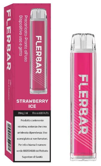 Immagine di FLERBAR 1pz 20mg/ml STRAWBERRY ICE - PLN009369