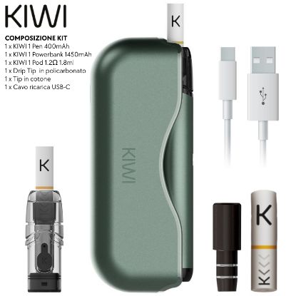 Picture of KIWI STARTER KIT MIDNIGHT GREEN - KIWI VAPOR (pvp.49,90)
