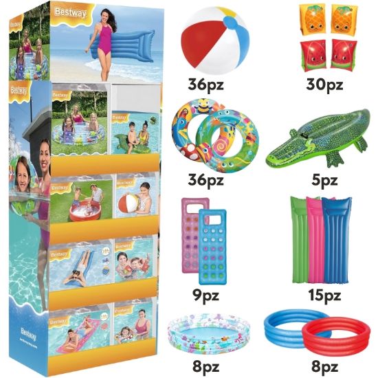 Immagine di GIOCHI MARE EXPO 147pz ASSORTITI in 8prodotti