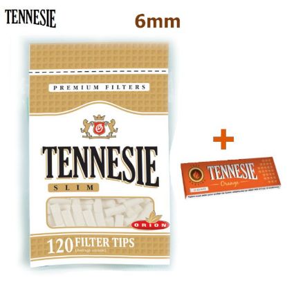 Immagine di FILTRI TENNESIE SLIM 6mm 34x120pz BUSTINA+CARTINA ORANGE-C12 (Acc. 22,03)-PROV-D00028020