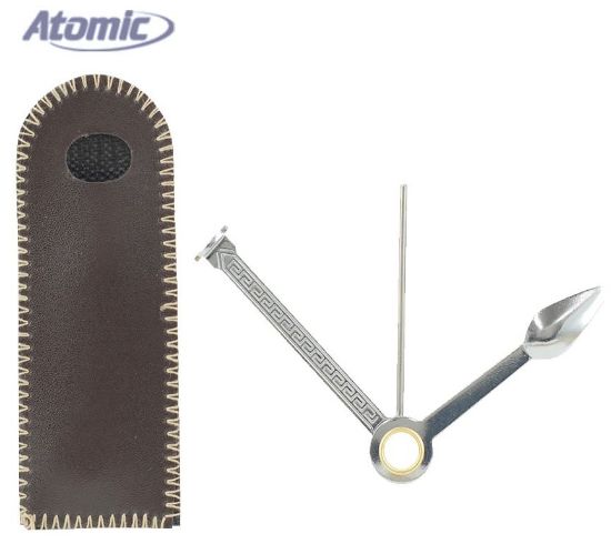 Picture of PIPA CURAPIPE 3 USI 1pz METAL CROMO - ATOMIC