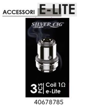 Immagine di SILVER CIG RESISTENZA COIL E-LITE RICAMBIO 1x3pz