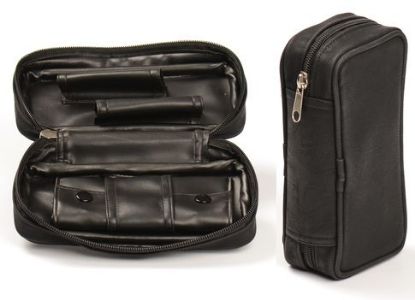 Picture of PIPA PORTA PIPA 1pz SIMILPELLE NERO - ATOMIC
