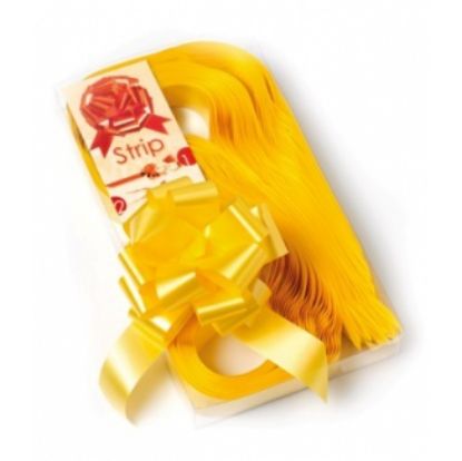 Immagine di COCCARDE STRIP 50mm 30pz GIALLO