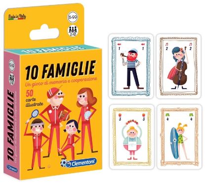 Immagine di GIOCHI CARTE 10 FAMIGLIE 1pz CLEMENTONI