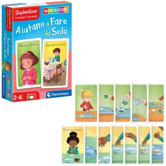 Immagine di GIOCHI MONTESSORI CARTE AIUTAMI A FARE DA SOLO 1pz CLEMENTONI