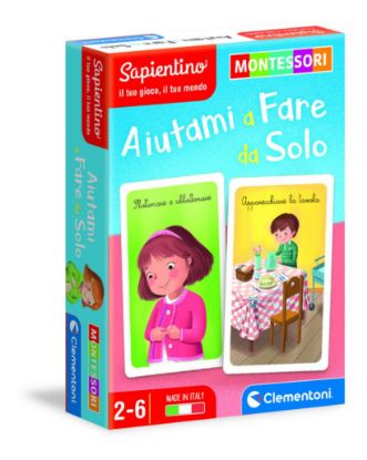 Immagine di GIOCHI MONTESSORI CARTE AIUTAMI A FARE DA SOLO 1pz CLEMENTONI