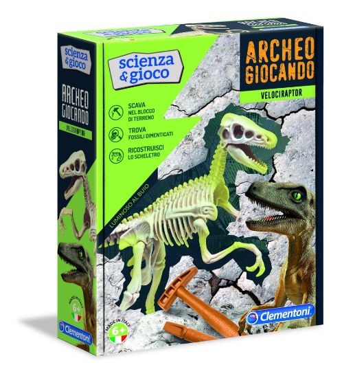 Immagine di GIOCHI ARCHEOGIOCANDO - VELOCIRAPTOR 1pz CLEMENTONI