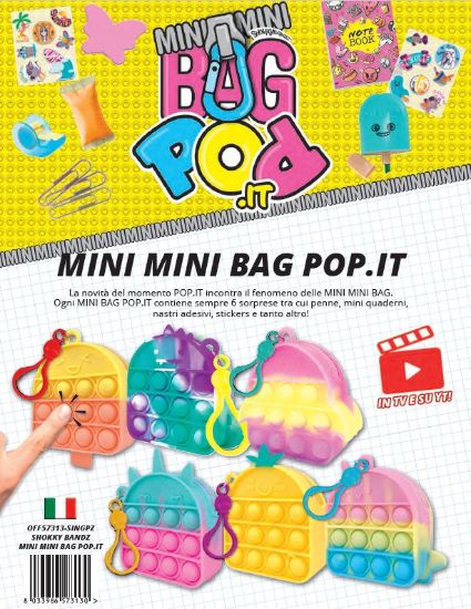 Immagine di GIOCHI MINI BAG POP.IT 12pz ME CONTRO TE - SHOKKY BANDZ