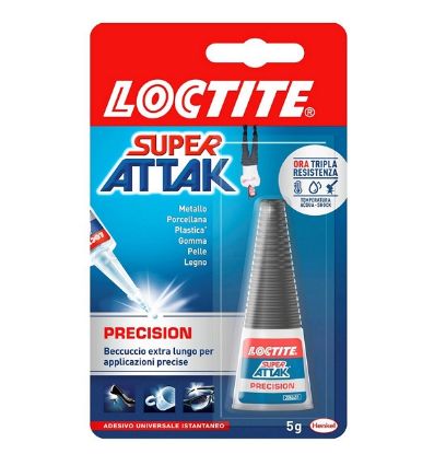 Immagine di COLLA SUPER ATTAK 5gr 1pz PRECISION - LOCTITE