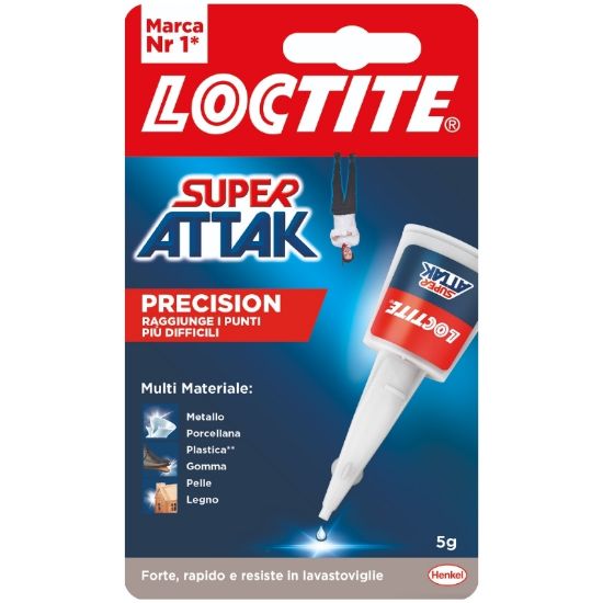 Immagine di COLLA SUPER ATTAK 5gr 1pz PRECISION - LOCTITE