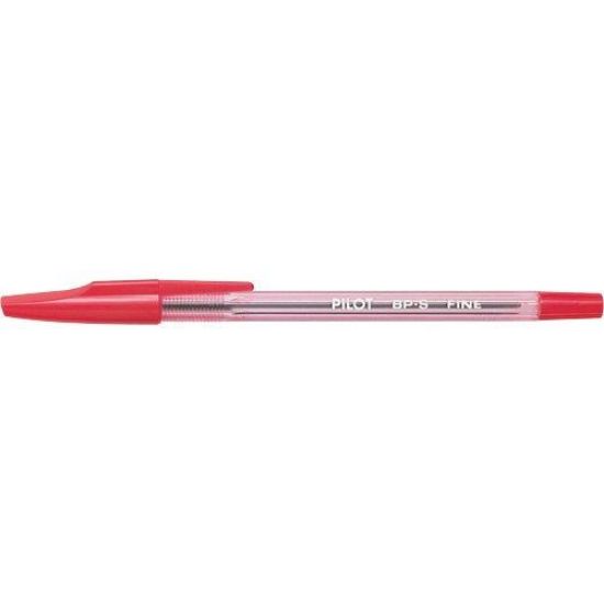 Immagine di PENNA SFERA PILOT BPS PEN MEDIO RED TAPPO 0,7mm 12pz - 4050R