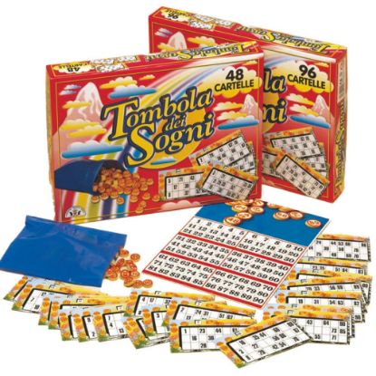 Picture of GIOCHI SCATOLA TOMBOLA DEI SOGNI 48 cartelle 40x32x5,5cm