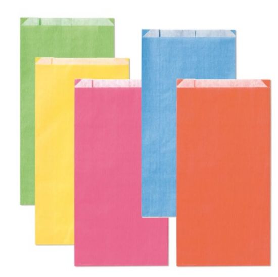 Immagine di SACCHETTI CARTA LIGHT 8x16cm 100pz COLORI ASSORTITI