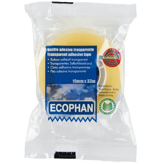 Immagine di SCOTCH TRASPARENTE 19mm X 33mt 8pz ECOPHAN EUROCELL